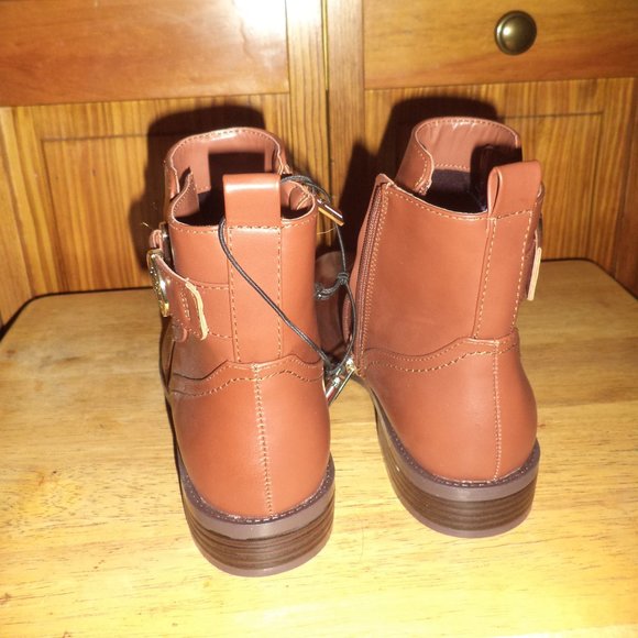 TOMMY HILFIGER brown ankle boots sz 8.5 woman's - NEW - Picture 3 of 3